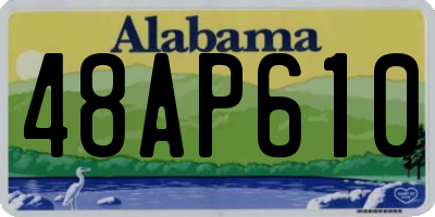 AL license plate 48AP610