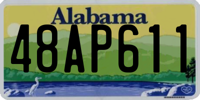 AL license plate 48AP611