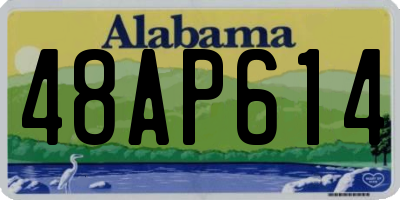 AL license plate 48AP614