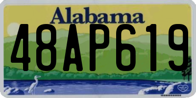 AL license plate 48AP619