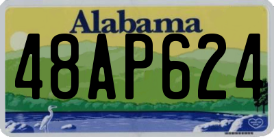 AL license plate 48AP624