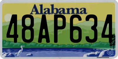 AL license plate 48AP634