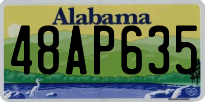 AL license plate 48AP635