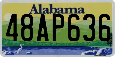 AL license plate 48AP636
