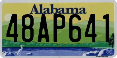 AL license plate 48AP641