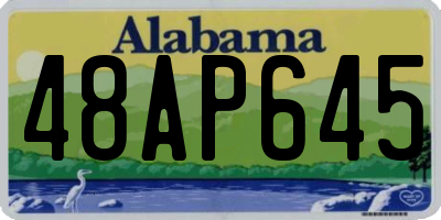 AL license plate 48AP645