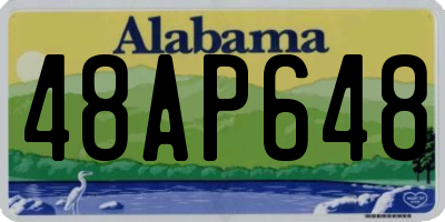 AL license plate 48AP648