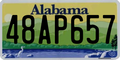 AL license plate 48AP657
