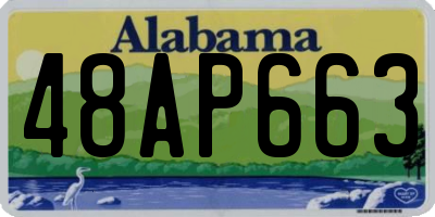 AL license plate 48AP663