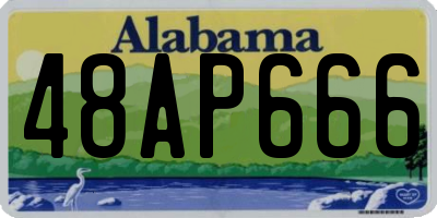 AL license plate 48AP666