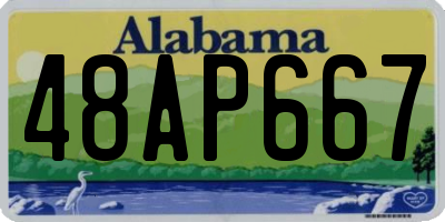 AL license plate 48AP667