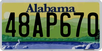 AL license plate 48AP670