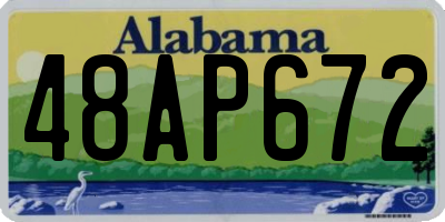 AL license plate 48AP672