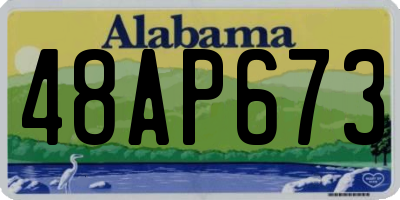 AL license plate 48AP673