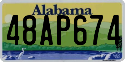AL license plate 48AP674
