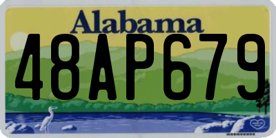 AL license plate 48AP679