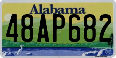 AL license plate 48AP682