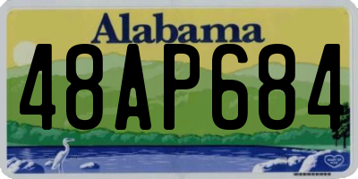 AL license plate 48AP684