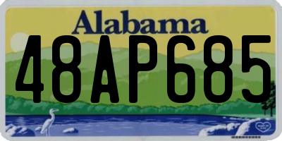 AL license plate 48AP685