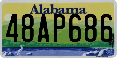 AL license plate 48AP686
