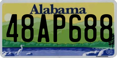 AL license plate 48AP688