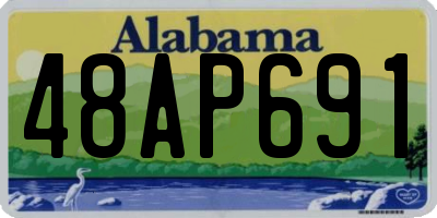 AL license plate 48AP691