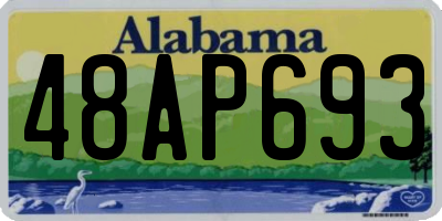 AL license plate 48AP693