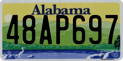 AL license plate 48AP697