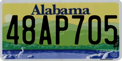 AL license plate 48AP705