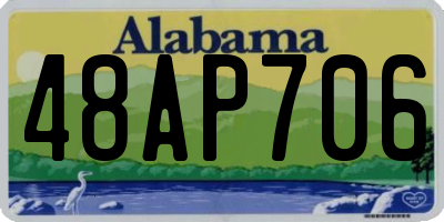 AL license plate 48AP706