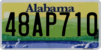 AL license plate 48AP710