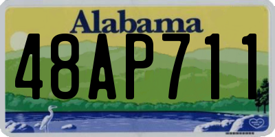 AL license plate 48AP711