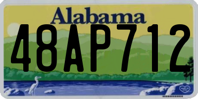 AL license plate 48AP712