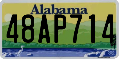 AL license plate 48AP714