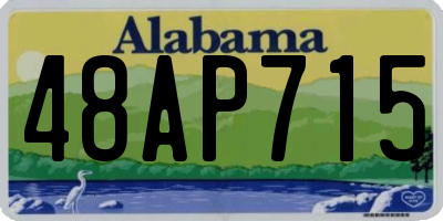 AL license plate 48AP715