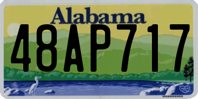 AL license plate 48AP717
