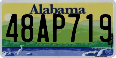 AL license plate 48AP719