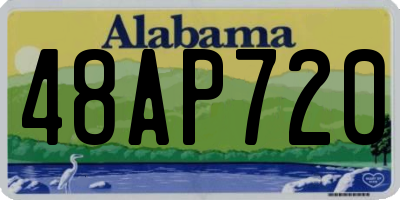 AL license plate 48AP720