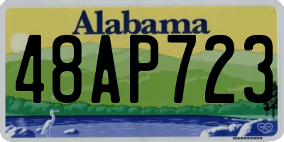 AL license plate 48AP723