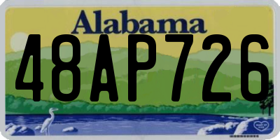 AL license plate 48AP726