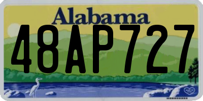 AL license plate 48AP727