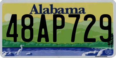 AL license plate 48AP729