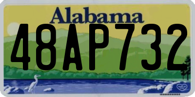 AL license plate 48AP732