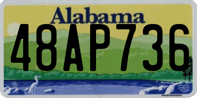 AL license plate 48AP736