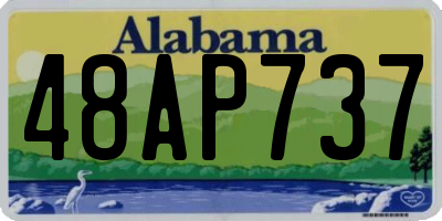 AL license plate 48AP737