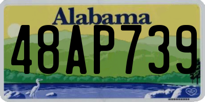 AL license plate 48AP739