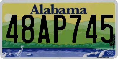 AL license plate 48AP745