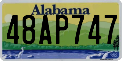 AL license plate 48AP747