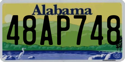 AL license plate 48AP748