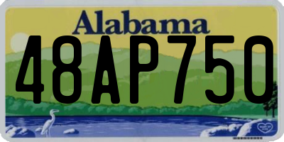 AL license plate 48AP750